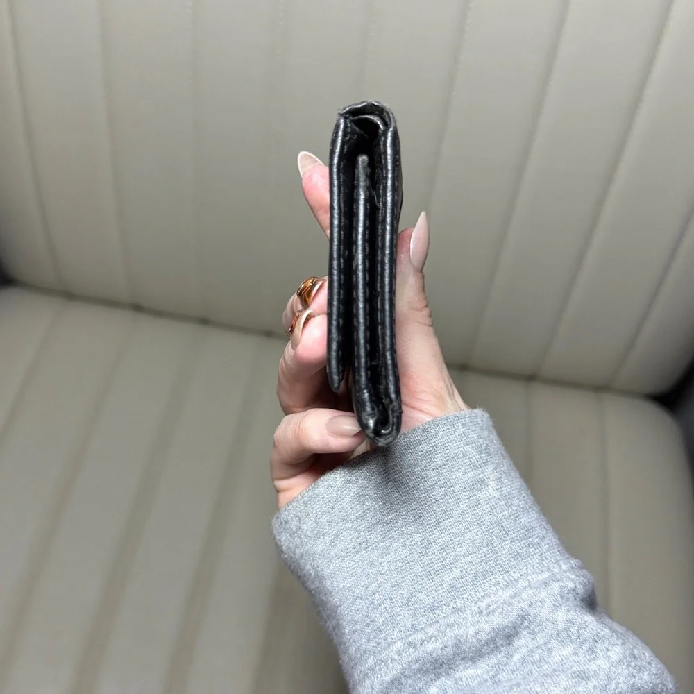 Black Leather Mens Wallet